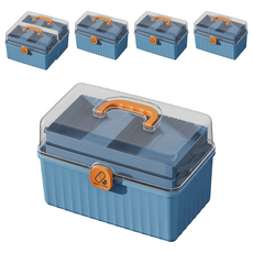 小麥購物 家庭醫藥箱 L306 水晶藍, 6個