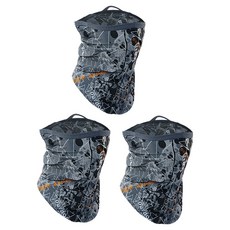 INCONTRO 防曬運動面罩, 灰色 三角款, 3個