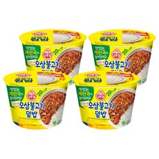 오뚜기 컵밥 오삼불고기덮밥+계란국, 315g, 4개