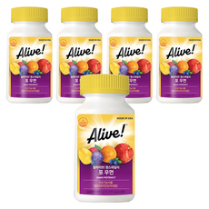 얼라이브 원스데일리 포 우먼 멀티 비타민, 60정, 5개