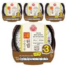 오뚜기 식감만족 고슬고슬된밥, 210g, 12개