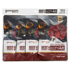 곰곰 쇠고기 육포, 25g, 4개