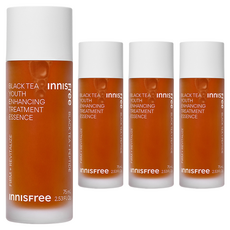 이니스프리 블랙티 유스 인핸싱 트리트먼트 에센스, 75ml, 4개