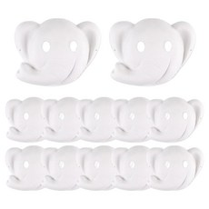 Uniart 紙面具 大象, 單一顏色, 20個