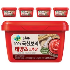 Singsong 大麥辣椒醬, 500g, 5個