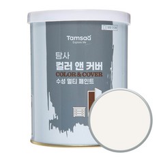 탐사 컬러앤커버 멀티 페인트, 크림 화이트(방문가구용), 900ml, 1개