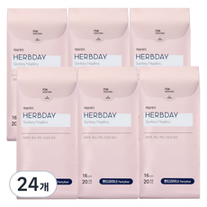 허브데이 팬티라이너, 일반, 20개입, 24개