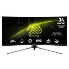 msi 微星 MAG 曲面電競螢幕 7.75~11.3kg, 345CQR, 34吋, 1個