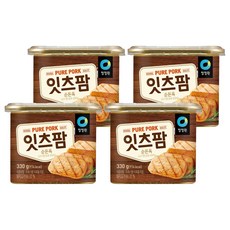 청정원 잇츠팜 햄통조림, 330g, 4개