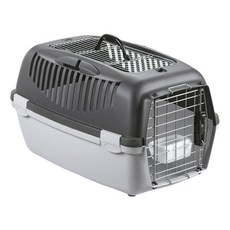 stefanplast 樂透 台灣公司貨 可上掀運輸籠, 灰色, 1個