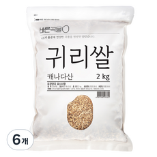 두보식품 캐나다 귀리쌀, 2kg, 6개