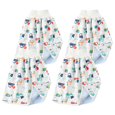 日本竹纖維隔尿裙-工程車, M(36 x 17cm), M(36 x 17cm ), 工程車 白色, 4件