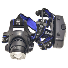 USB充電式強光頭燈, 1個, 白光