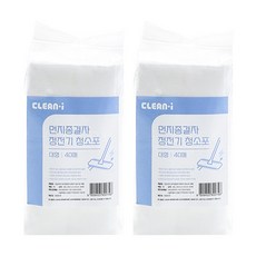 크린아이 먼지종결자 정전기청소포 대형 40매, 2개