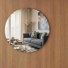 엔도브 붙이는 소형 아크릴 거울, 원형