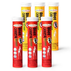 everteen 發泡錠 檸檬口味 3入+石榴口味 3入, 1組