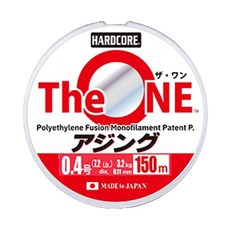 DUEL HARDCORE THE ONE AJING 根釣 PE線 H4357 0.4號, 1捲