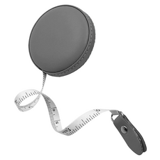 디엔오 미니 휴대용 가죽 줄자 그레이, 1개, 1.5m