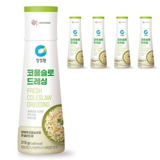 청정원 코울슬로 드레싱, 315g, 5개