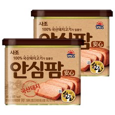 SAJO 韓國產豬肉安心午餐肉罐頭, 340g, 2罐