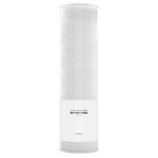 EUNYUL 化妝棉套裝 超薄 堅固 DIY化妝棉 350片 雙面不同材質, 1盒