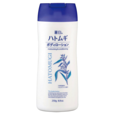 KUMANO 熊野油脂 麗白 薏米身體乳霜 250g 保濕成分 打造透明感水潤肌, 1瓶