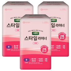 디펜드 여성용 스타일 라이너 무향, 28매입, 3개