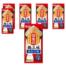 INABA CIAO 啾嚕 豪華三昧餐包, 干貝, 180g, 6袋
