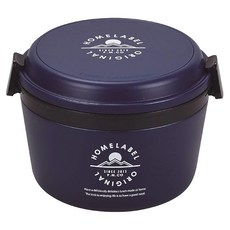 PEARL LIFE 珍珠金屬 橡實保溫便當罐 HB-5453, 1個, 海軍藍