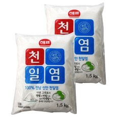 해표 천일염, 1.5kg, 2개