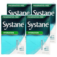 美國 Alcon 法國廠視舒坦玻尿酸潤濕液 30支, 21ml, 4盒