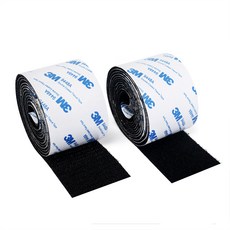 코멧 홈 롤타입 찍찍이 테이프 블랙 대형 50mm x 1m, 1개