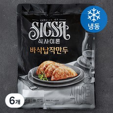 식사이론 바삭납작만두 (냉동), 350g, 6개
