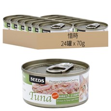 惜時 Tuna 愛貓天然食貓罐, 鮮嫩雞肉 + 白身鮪魚, 70g, 24罐