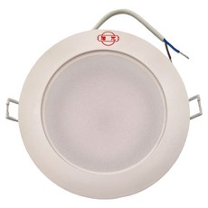 旭光 LED全塑漢堡燈 12W 崁孔12cm 3000K燈泡色, 1個