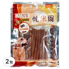 PARMIR 帕米爾 狗零食 香Q羊肉條棒, 全犬用, 精心烘焙, 台灣製造, 240g, 2包