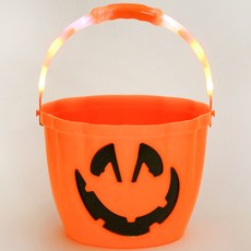 萬聖節LED南瓜造型發光糖果籃, 單品, 1個