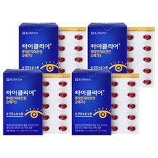 Chong Kun Dang 鍾根堂 Eyeclear 葉黃素玉米黃素Omega 3補充膠囊 36g, 60顆, 4盒