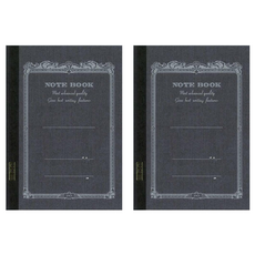 PLUS 普樂士 CD筆記本 CD11-BK A5 橫線, 黑色, 2本