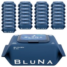 블루나 더퍼스트 물티슈 블루, 70g, 70매, 80개