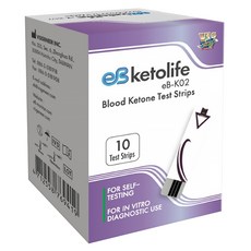 eBmonitor 醫必 血酮試紙, 10片, 1組