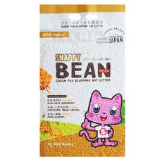 SNAPPY 豌豆纖維豆腐砂貓砂, 3.5kg, 1袋, 曠野蜂蜜