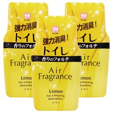 KOKUBO 小久保 長效型室內浴廁除臭去味 空氣芳香劑 檸檬香味 200ml, 3瓶