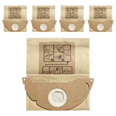 KARCHER 副廠 通用集塵袋 WD2250, A0380, 5個