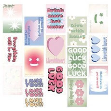 InArt 牆面裝飾感性照片明信片15件組, 1套, 浪漫未來