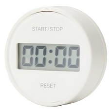 MUJI 無印良品 廚房用計時器, 1個, 白色