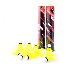 VESTA 尼龍毽子, 螢光綠, 1套, 12入