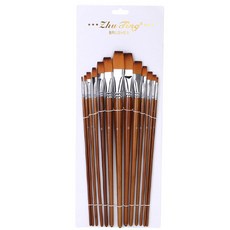 平頭水彩筆 13件組, 1套, 13種