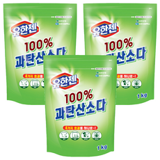 유한젠 100% 과탄산소다, 1kg, 3개