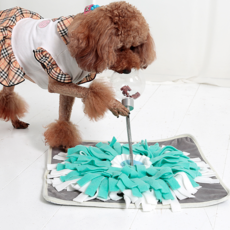 DEOPLLAE 寵物找飼料透明彈簧碗玩具, 灰色, 1入